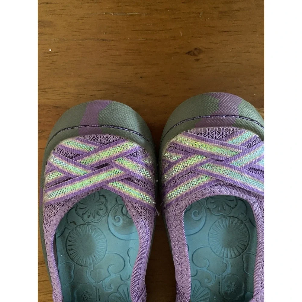 Jambu Kids Fia  Girls' Outdoor Mary Jane Sports Shoes Purple, Size 3